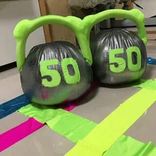 Гиря из пенопласта