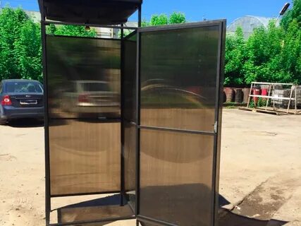 Душевая из поликарбоната своими руками