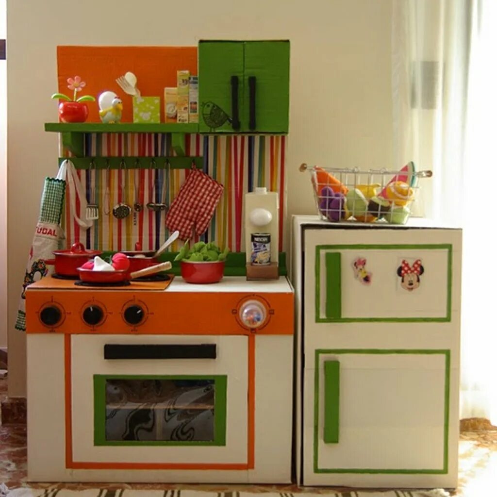 Кухня коробочки. Кухня коробочки. Детская кухня из картона. Кухня из картона для ребенка. Детская кухня из картона.