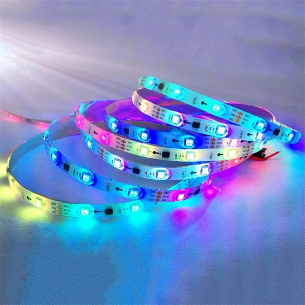 Светодиодная лента ws2811. Лента RGB 30 светодиодов ip33. Ws2811 led strip. Ws2811 30 led/m 12v.