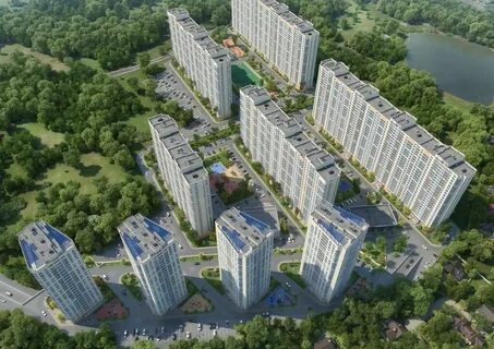 В поселке есть жилой дом высотой 25