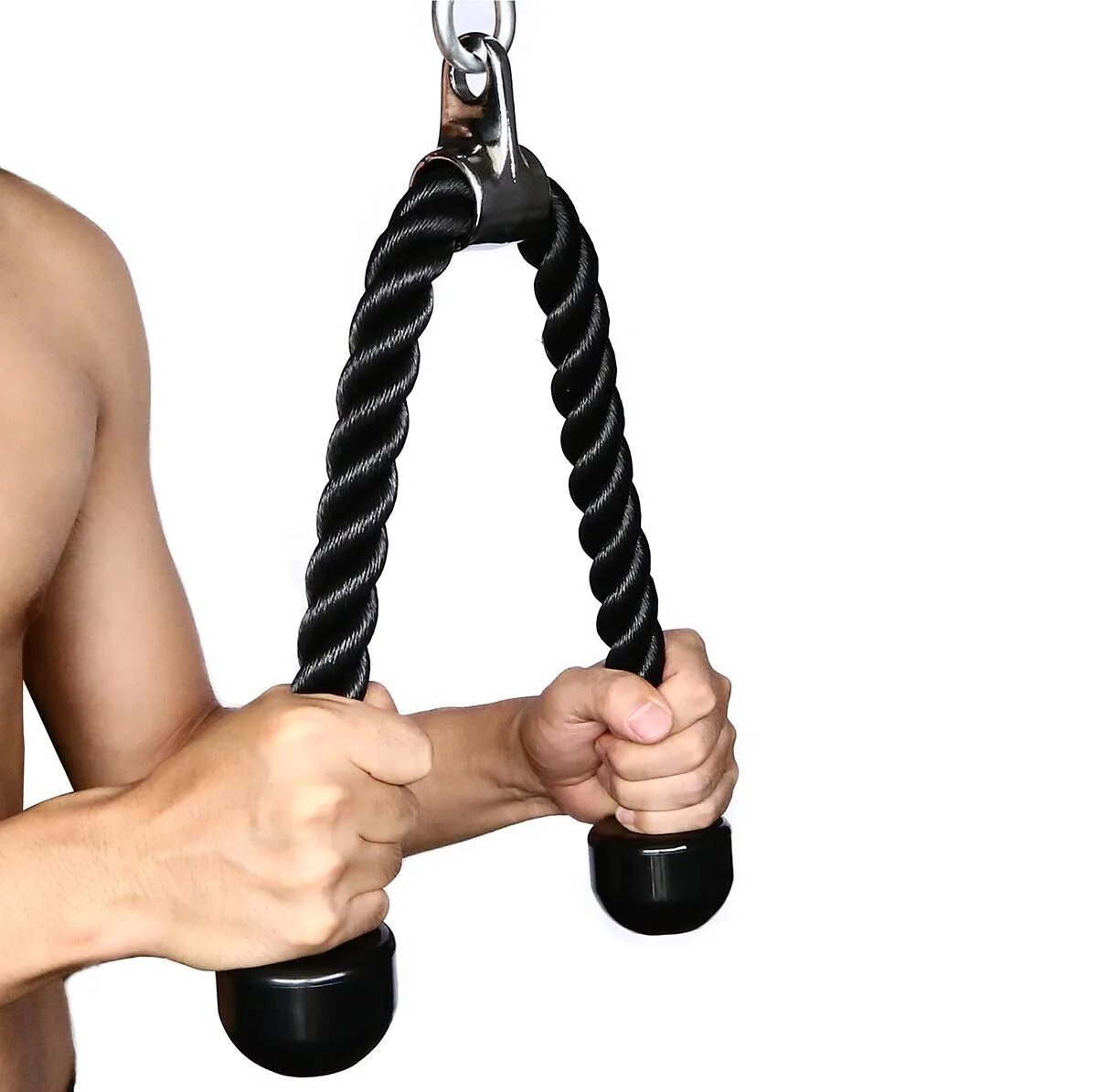 Двойной захват. Cable Rope Machine Tricep. Канат для трицепса Foreman Tricep Rope tr-29. Канат для трицепса body Solid. Тренажер с тросом для рук.