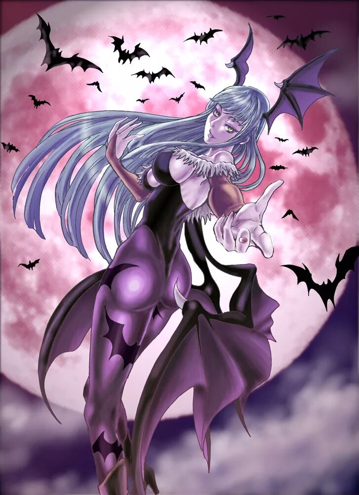 Морриган демон. Морриган вампир. Morrigan aensland Vampire.