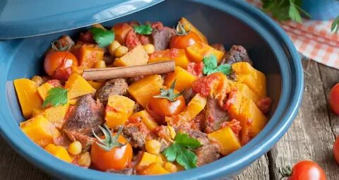 Свинина с тыквой и картошкой