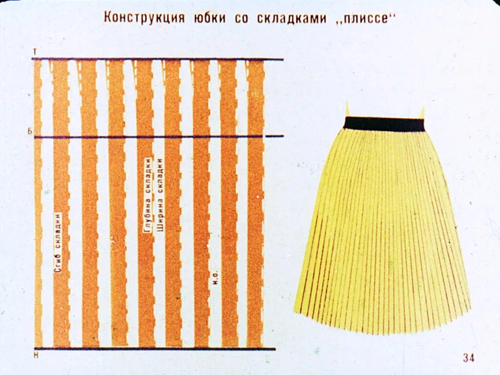Юбка-плиссе - выкройка № 117 из журнала 9/2012 Burda - выкройки юбок на BurdaSty
