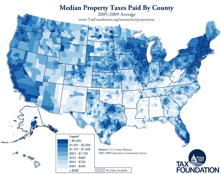 Налог на недвижимость в США по Штатам. Property Tax in the United States. Карта недвижимости США. Налоги в Штатах США. State property