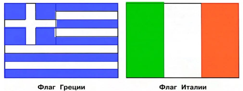 Страны из 3 цветов