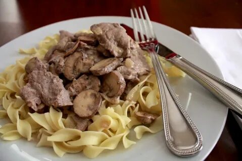 Вкусный бефстроганов из свинины