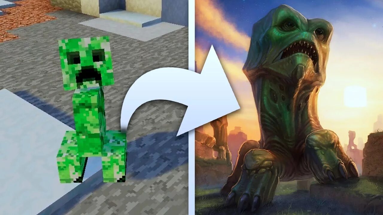 Как выглядит реальные мобы МОБЫ МАЙНКРАФТ В РЕАЛЬНОЙ ЖИЗНИ MOBS MINECRAFT IN REAL LIFE смотреть видео онл