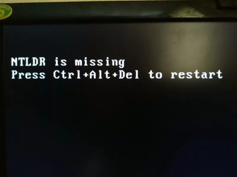 NTLDR is missing. NTLDR is missing Windows. NTLDR отсутствует. NTLDR is missing Windows XP. Press to reboot