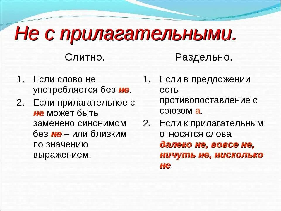 Не и нет в чем разница