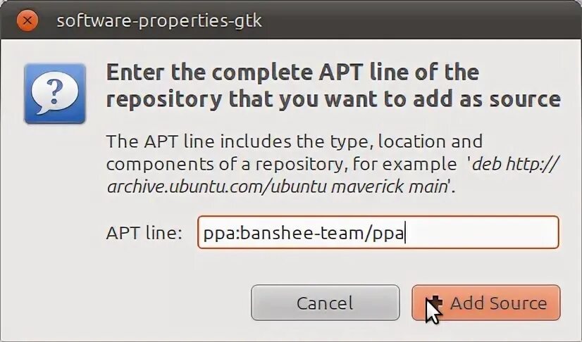 Software properties. Software properties