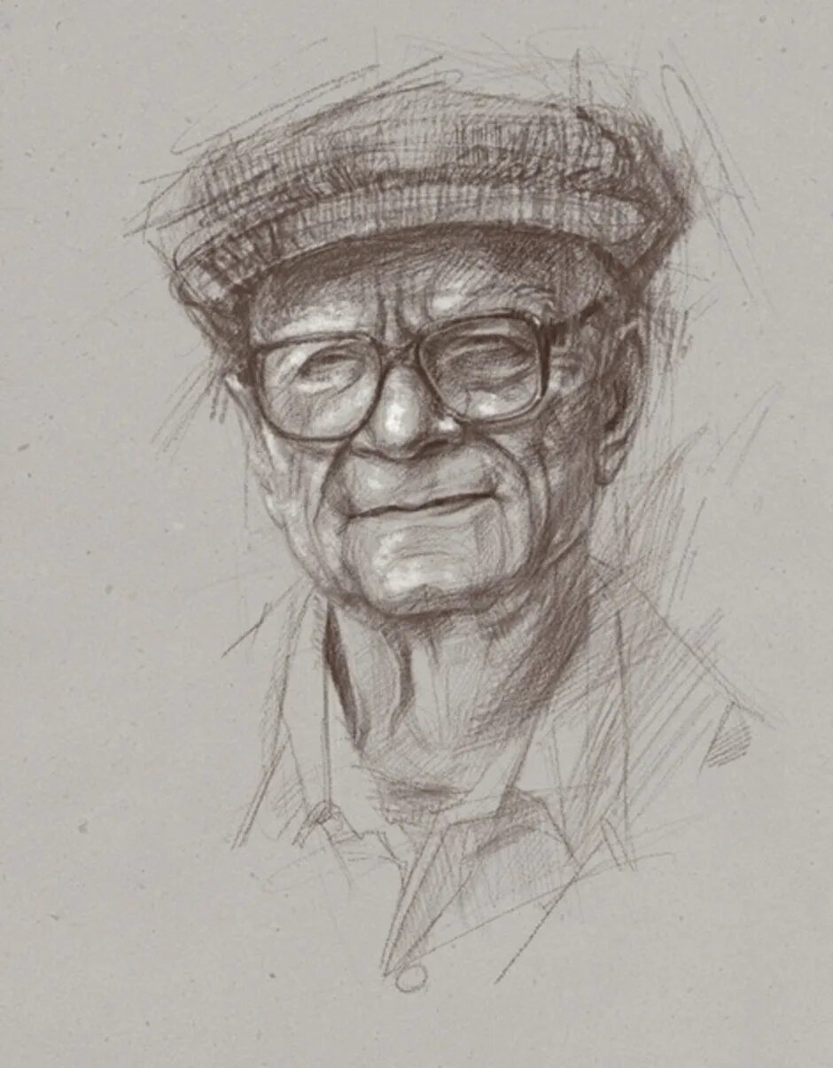 Старый дедушка рисунок. Портрет пожилого человека. Портрет дедушки. Портрет пожилого мужчины. Портрет пожилого мужчины карандашом.