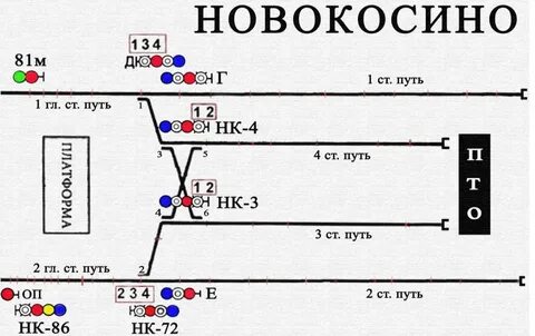 Метро новокосино выходы
