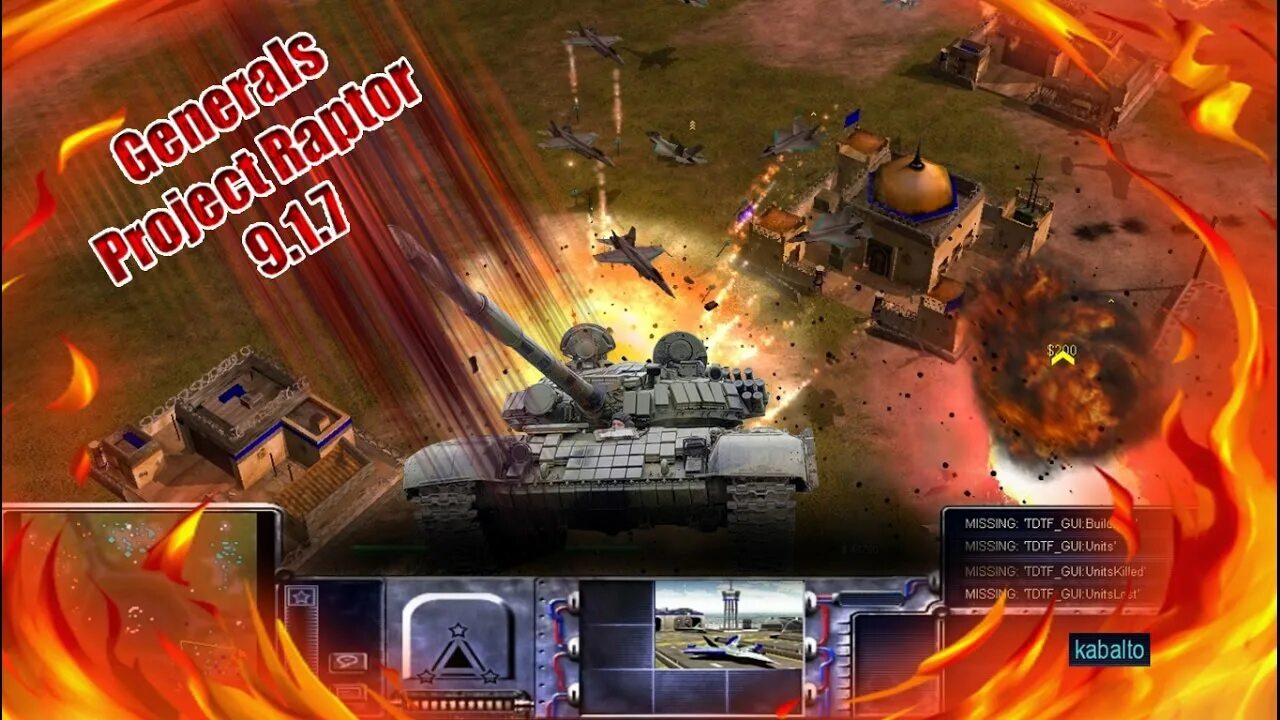 Generals Project Raptor 9.1.7 - YouTube