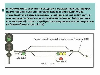 Один желтый один зеленый четырехзначная сигнализация