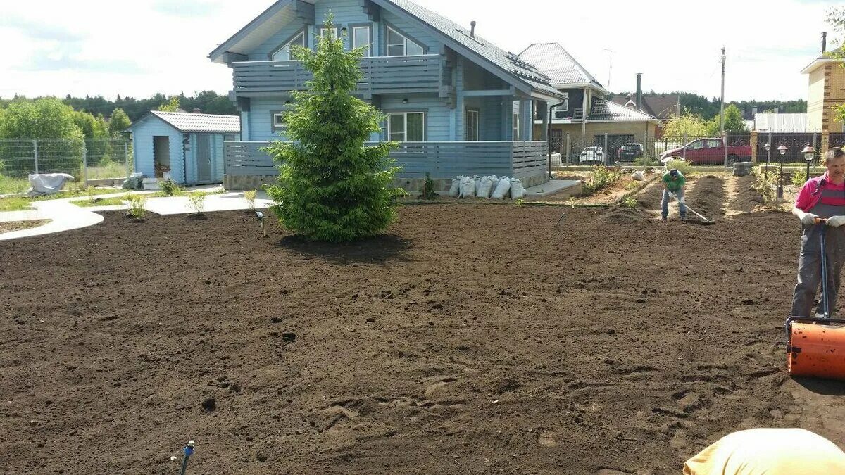 Как правильно выровнять участок на даче, в том числе под газон Outdoor structure