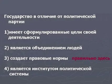 Партия является институтом