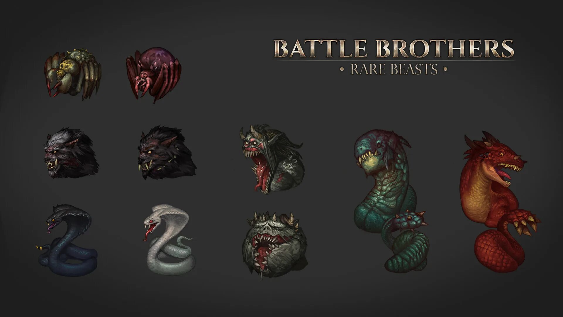 Bro editor. Battle brothers монстры. battle brothers арты. battle brothers пауки.