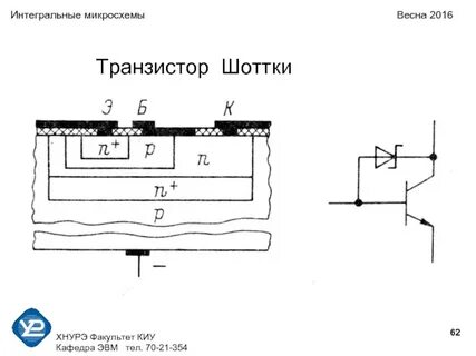 Транзисторы интегральных схем