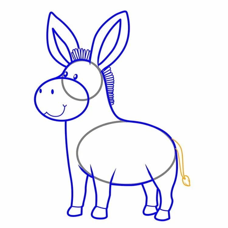 Рисование для детей ослик. Осел раскраска. Как нарисовать ослика. Как нарисовать ослика. Как нарисовать ослика.