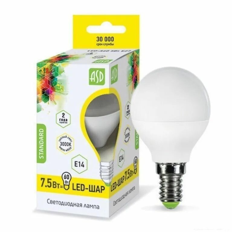 Лампа светодиодная led-шар-Standart 7,5вт 230в е14 3000к 675лм ASD. Лампа ASD led-шар 7.5Вт 160-260в е14 3000к 600лм. Лампа светодиодная ASD e14шар. Лампа светодиод. 5вт r39 е14 3000к стандарт/ASD.