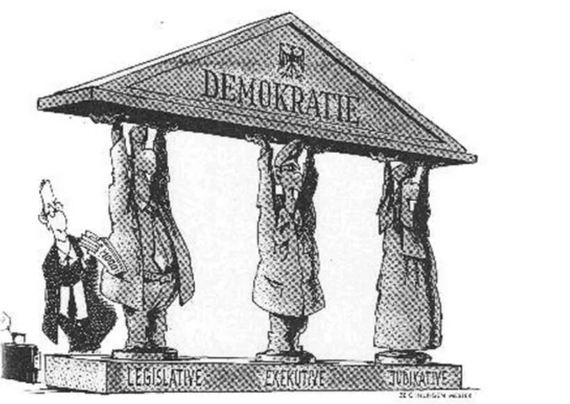 Демократия изображение. Государство иллюстрация. Демократия рисунок. Разделение властей карикатура.