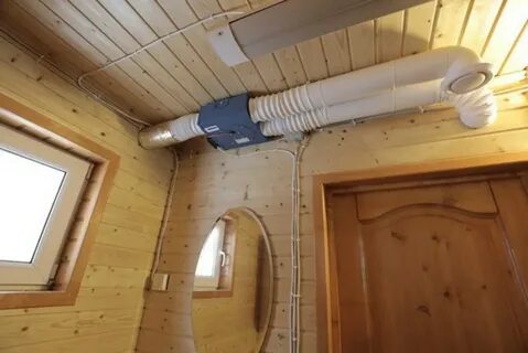 Вытяжка для частного деревянного дома