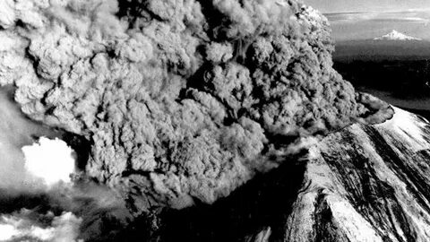 Mt st helens eruption wa