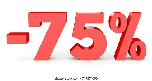 Можно 75 процентов. Скидка 75%. Скидки до 75 процентов. Минус 75. Семьдесят пять процентов.