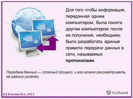 Правила передачи данных в сети