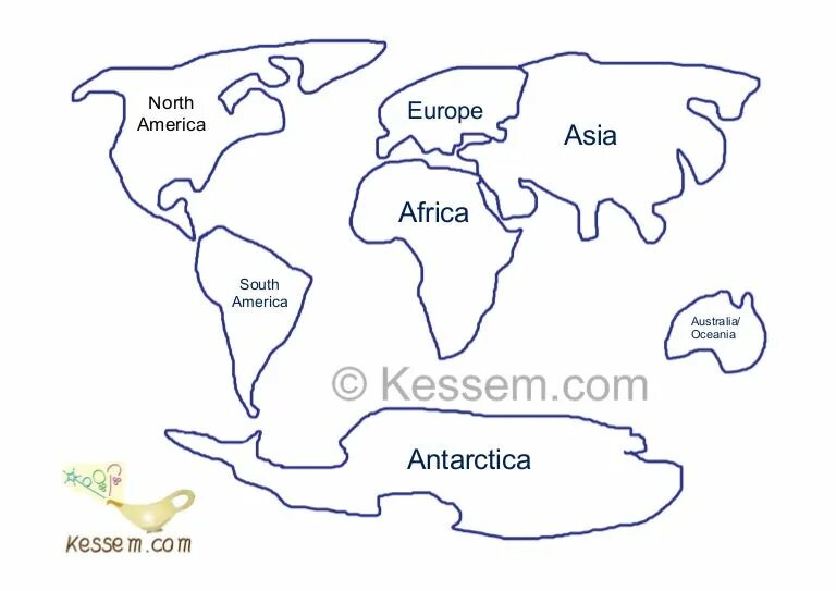 Материки для вырезания. Очертания материков. Изображения материков для детей. Континенты шаблон.