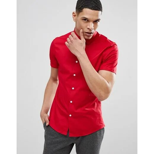 Красная рубашка текст. Fashion leader Shirt мужская рубашка. Красная рубашка. Рубашка с коротким рукавом мужская. Красная рубашка с коротким рукавом.