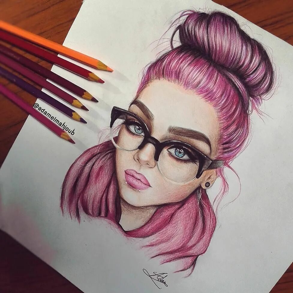 Девочки нарисованные цветными карандашами. Портрет цветными карандашами. Красивые рисунки цветными карандашами. Девочки нарисованные цветными карандашами. Картинки для срисовки девушки.