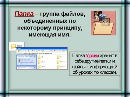 Контейнер для файлов это в информатике