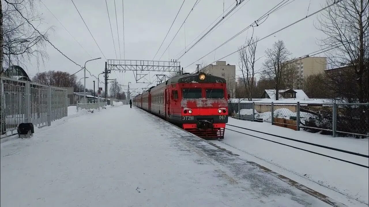 Эт2м Финляндский вокзал. Станция Каннельярви. Эт2м 067. Электропоезда. Электричка каннельярви спб