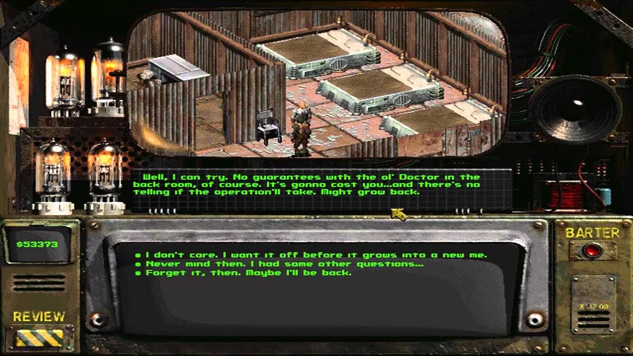 Сенсорный модуль fallout. Горис fallout дальнейшая судьба. vault city.