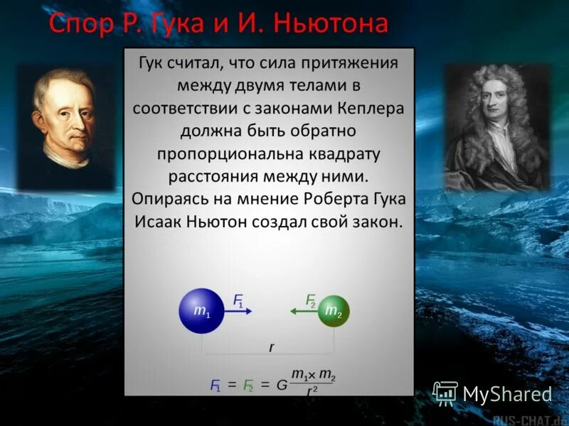 Ньютон это в физике. Гук открытия в физике.