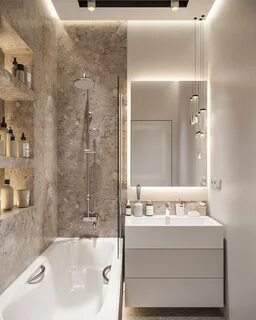 Дизайн для небольшой ванной комнаты