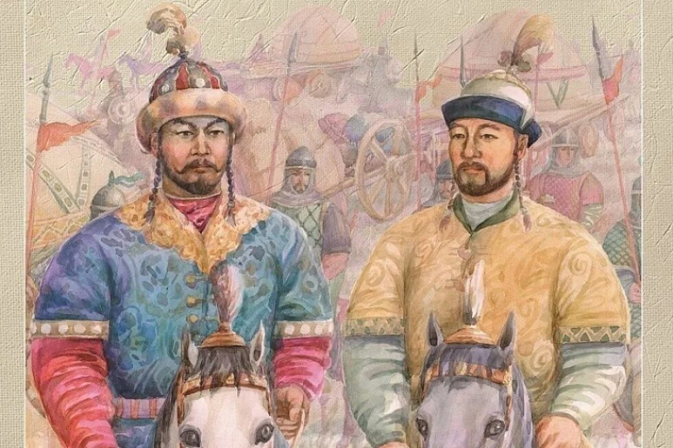 Керей мен Жанибек. Керей Хан и Жанибек Хан. Керей и Жанибек Ханы. Керей и Жанибек основатели казахского ханства.