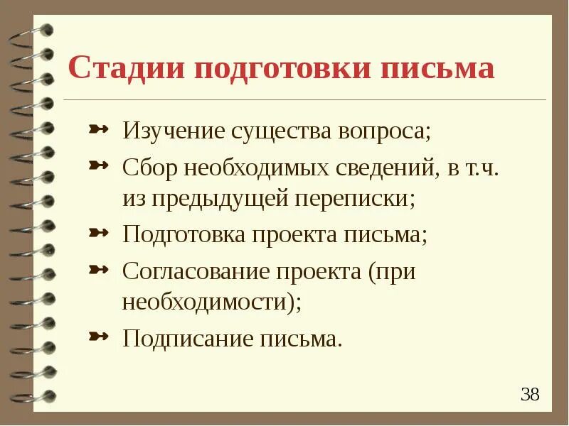 Письма об изучении и пользе истории. Стадии подготовки письма. подготовка проекта письма. стадии подготовки деловых писем включают:. подготовка к письму.