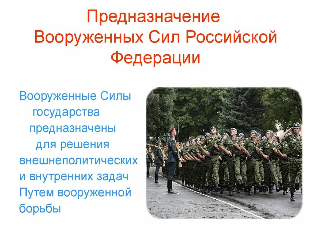 Для чего предназначены вс рф. Предназначение Вооружённых сил Российской Федерации. Предназначение Вооруженных сил. Вооружённые силы предназначение. Предназначение армии.