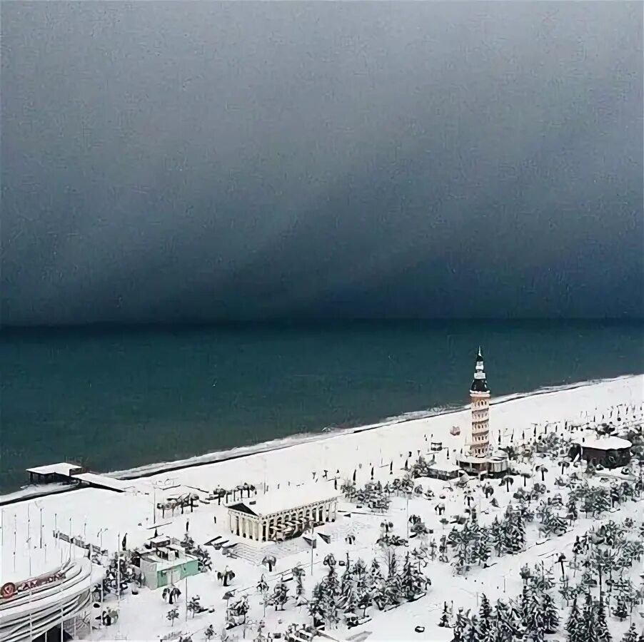Зима в Батуми Пикабу