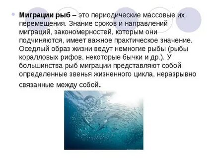 Объясните значение понятия миграция и опишите