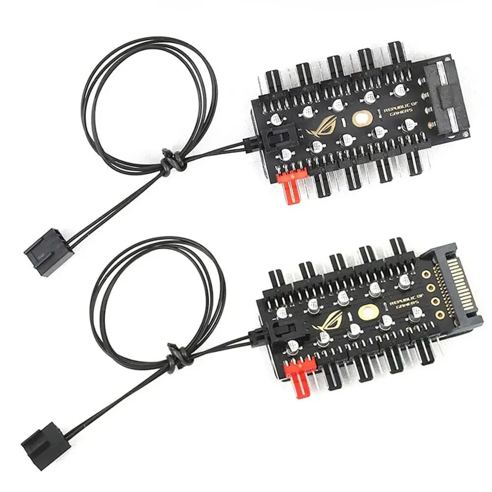 Fan hub. 4pin PWM Hub. Разветвитель для кулеров 4 Pin PWM. Разветвитель PWM 4 Pin на 4. 4pin PWM кулер l6203.