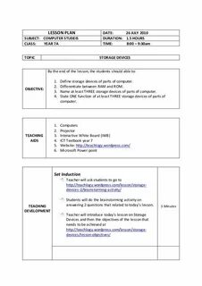 Lesson plan 7 grade