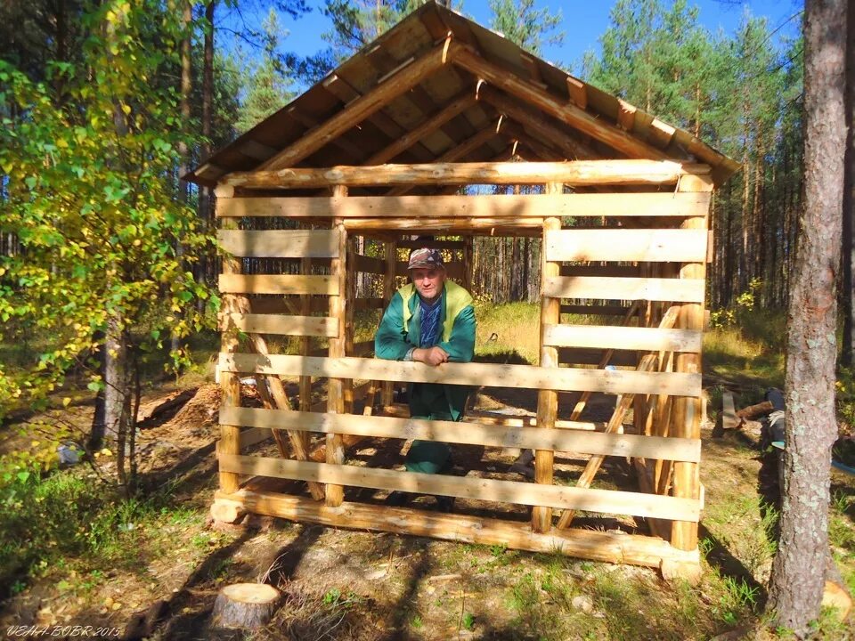 Охотничья дом 2. Передвижной охотничий домик. мобильный домик для охотников. охотничьей домика михайловки.