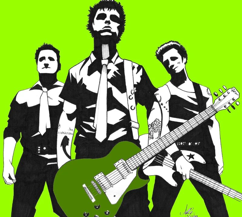 Группа рисунок. Green Day. Грин Дэй рок. Green Day дискография. Рок Green Day.