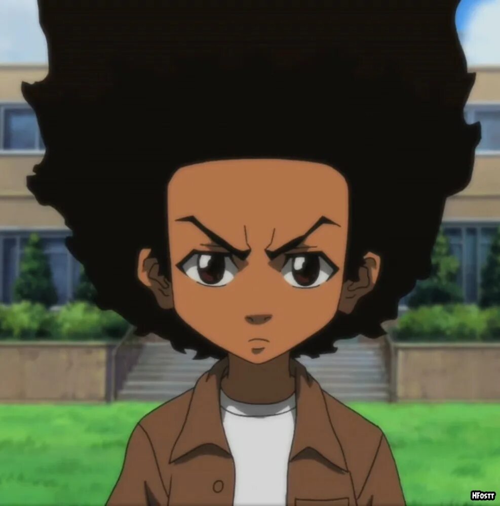 Как зовут гетто. Хьюи фримен. the boondocks хьюи. хьюи фримен гетто.