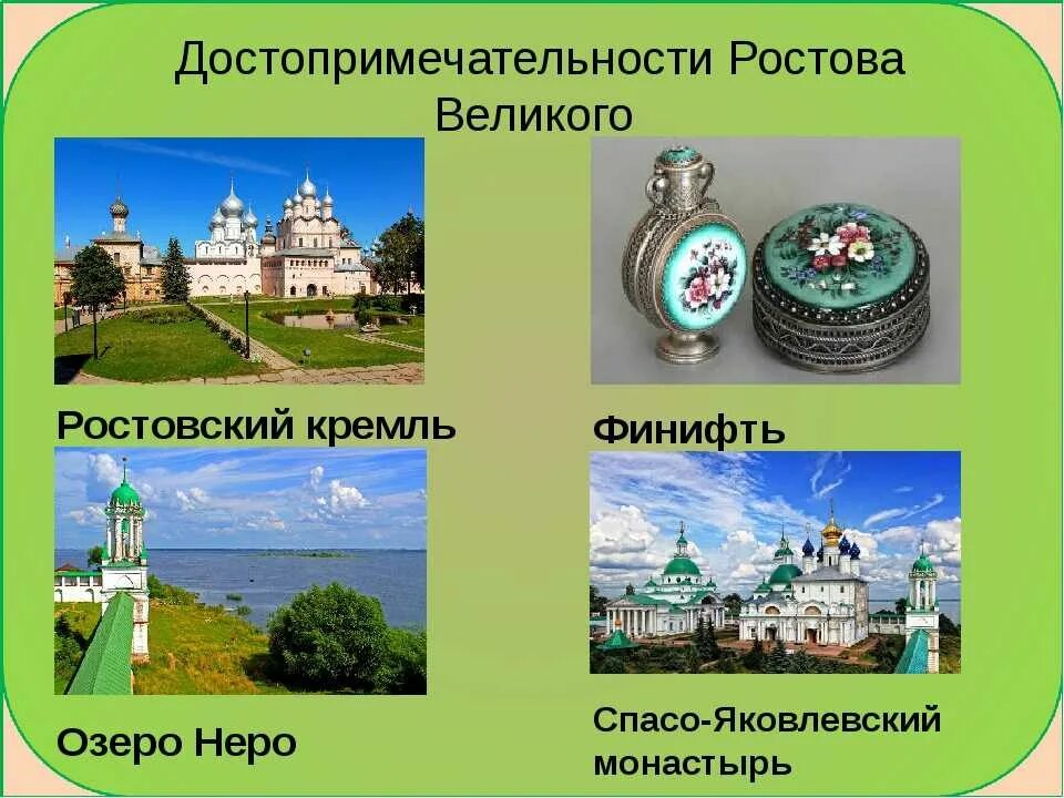 Информация о городе ростов. Ростов город золотого кольца России достопримечательности. Города золотого кольца России 3 класс Ростов Великий. Золотое кольцо России города Ростов Великий достопримечательности. Ростов Великий достопримечательности.